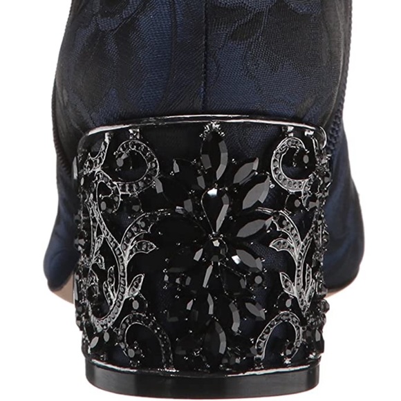 Badgley Mischka Martha Brocade Jeweled Boot - Picture 5 of 17